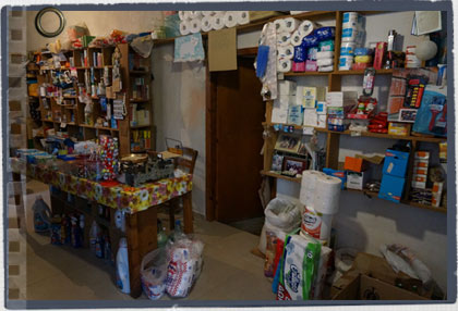 traditional greek shop in paros