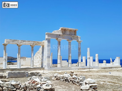 The archaeological site on the uninhabited island of Delos. Delos was placed on the UNESCO list of World Heritage Sites in 1990. If you have your own yacht, you can get yourself to Delos! 