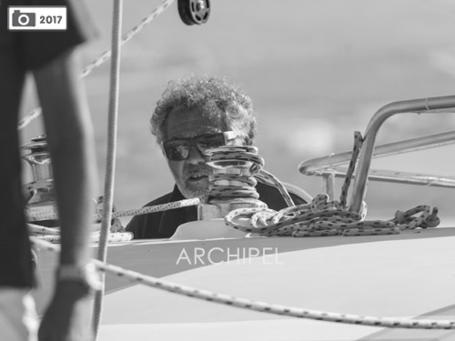 Captain George. At Archipel captains provid not only precious expertise and local knowledge but also carry out all the necessary maintenance and equipment supervision warranting you a trouble free sailing vacation.